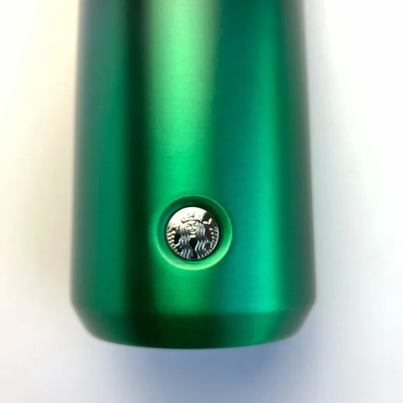 Starbucks Ombre Tumbler 20oz Black Green Stainless Steel Bottle 2021 - Picture 3 of 10